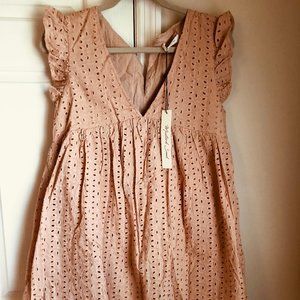 Beautiful Eyelet-Style Boho Dress